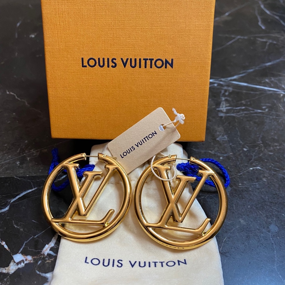 COPY - Brand New Authentic Louis Vuitton Hoop Earrings